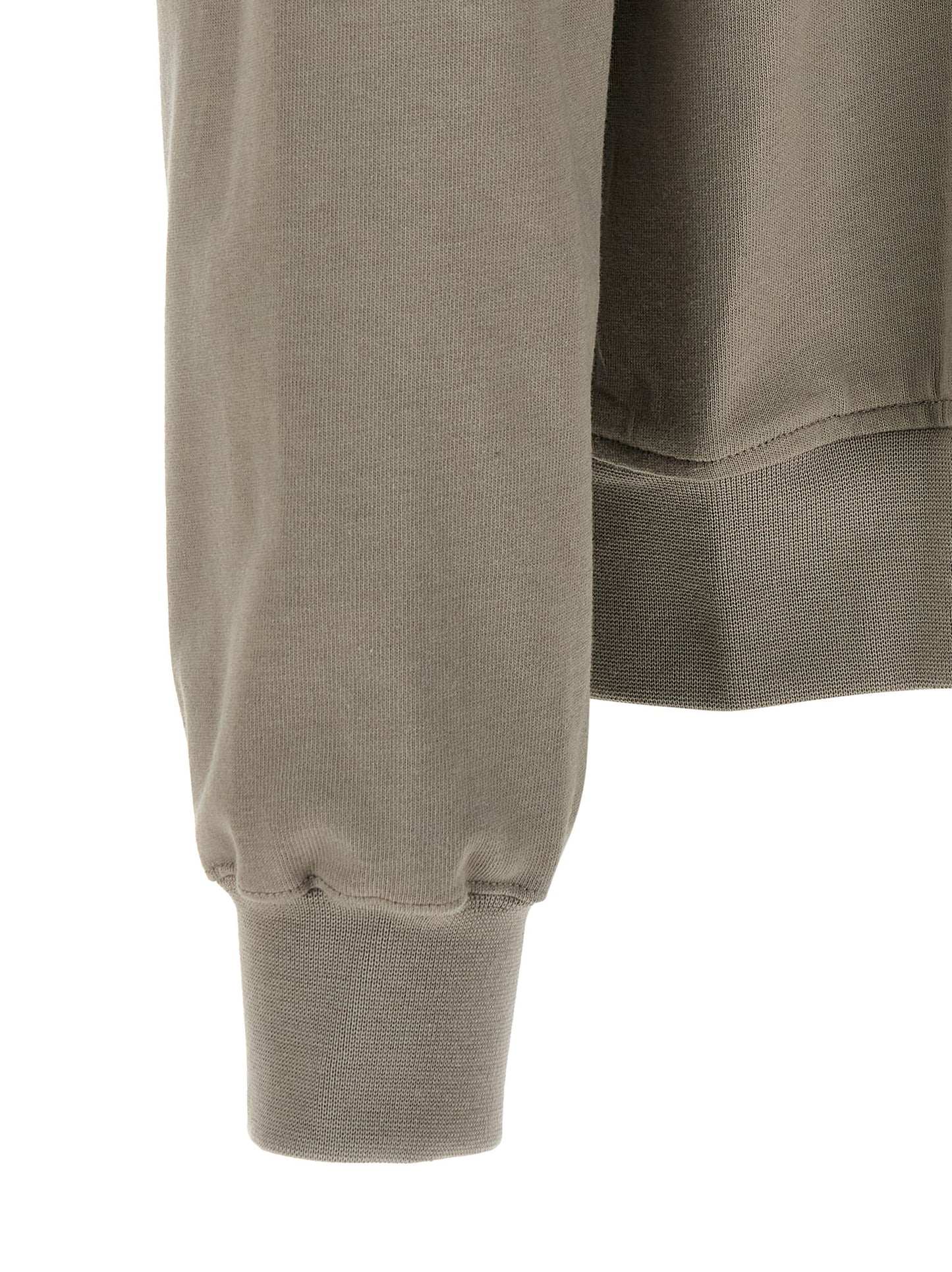 Rick Owens Gray Cotton Sweatshirt