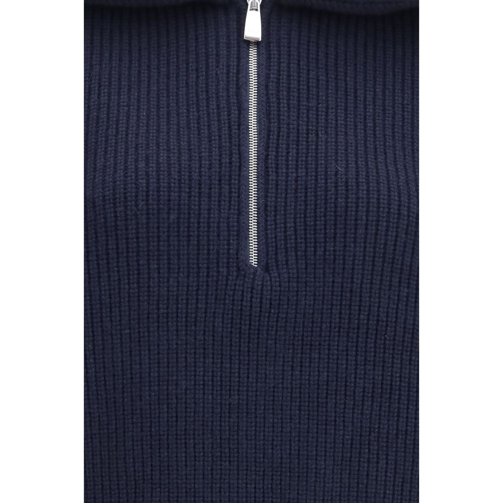 Malo Blue Cashmere Polo Shirt