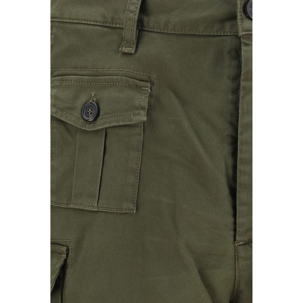 Dsquared² Men's Straight Regular Fit Stretch Cotton Bermuda Shorts - Bicolour
