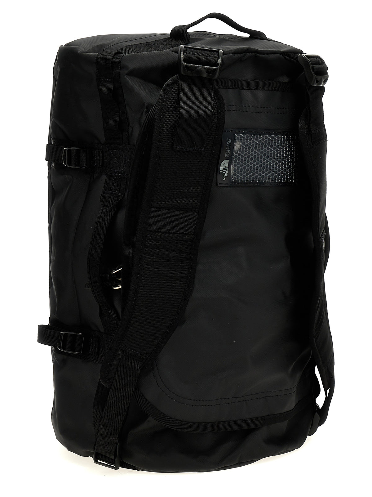 The North Face Base Camp Duffel City Lyocell Polyester Mesh Small Travel Flap Backpack - Black