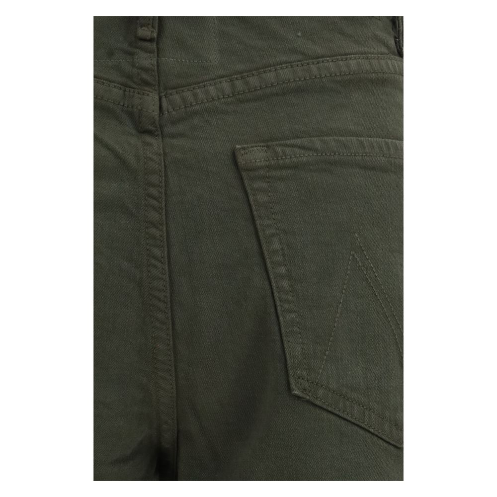 Mother Denim Women's Relaxed Fit Regular High Rise Stretch Denim Cotton Jeans - Bicolour Signature