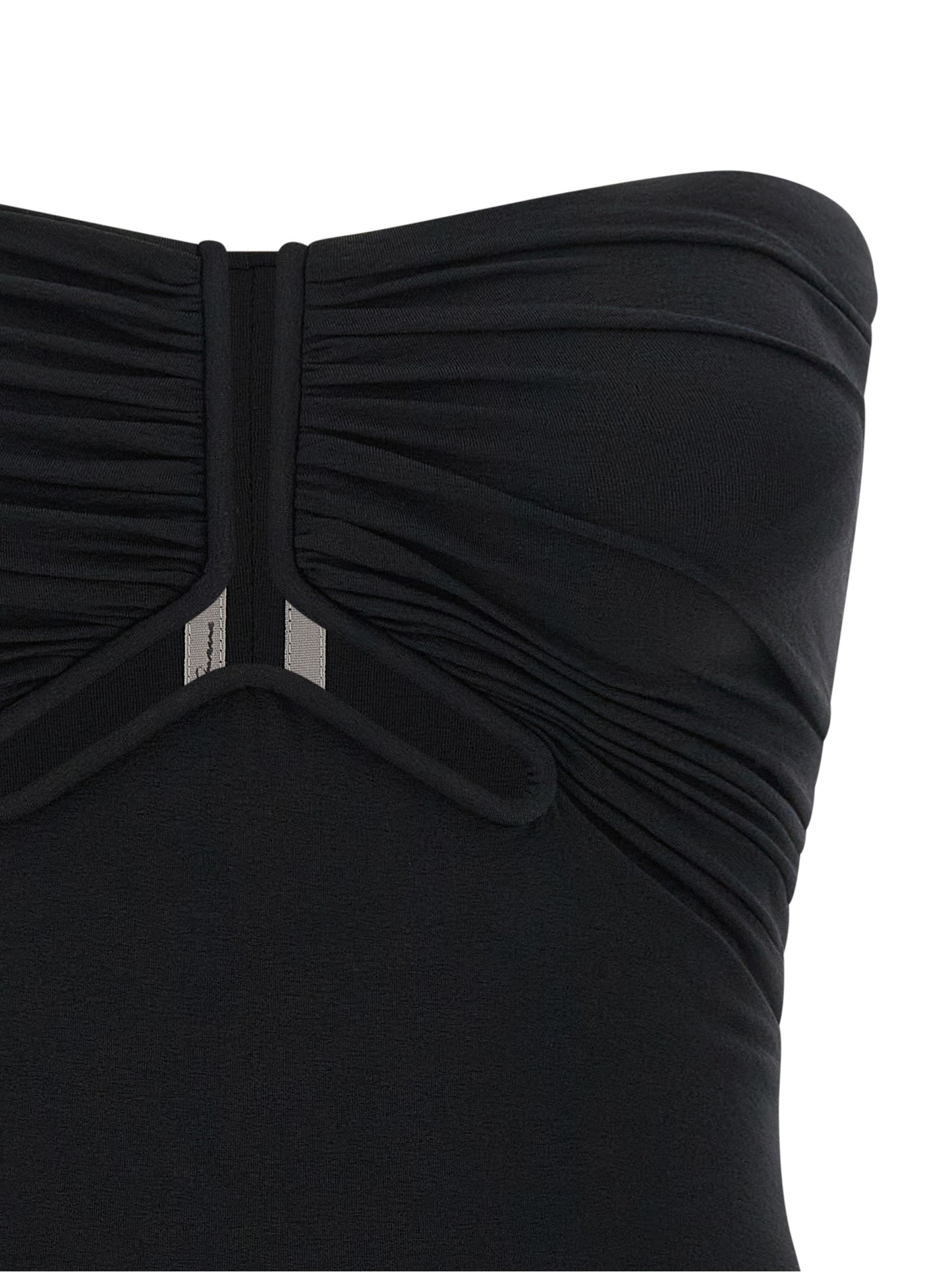 Rick Owens Black Nylon Tank Tops