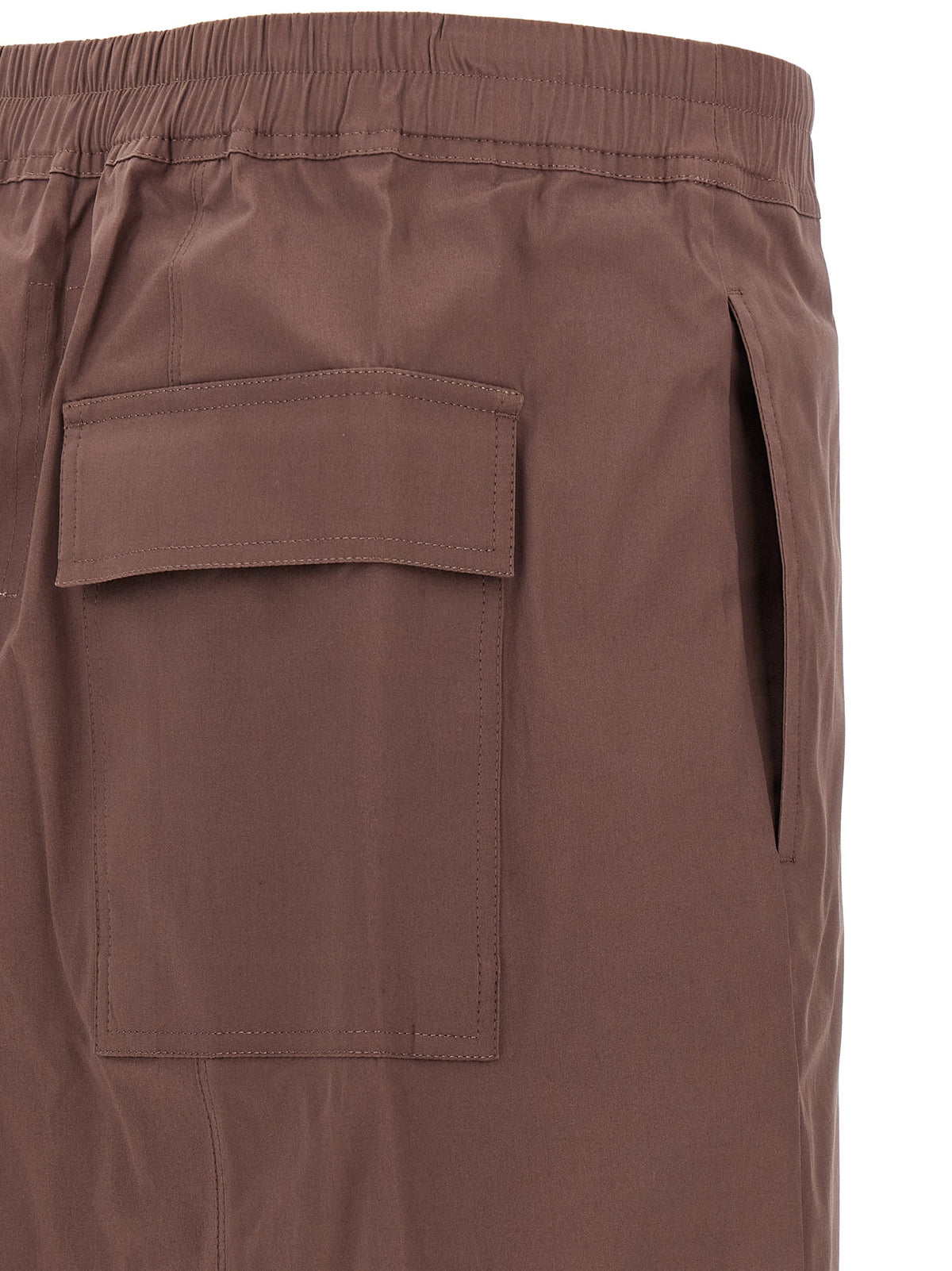 Rick Owens Men's Relaxed Fit Stretch Cotton Bermuda Shorts - Brown