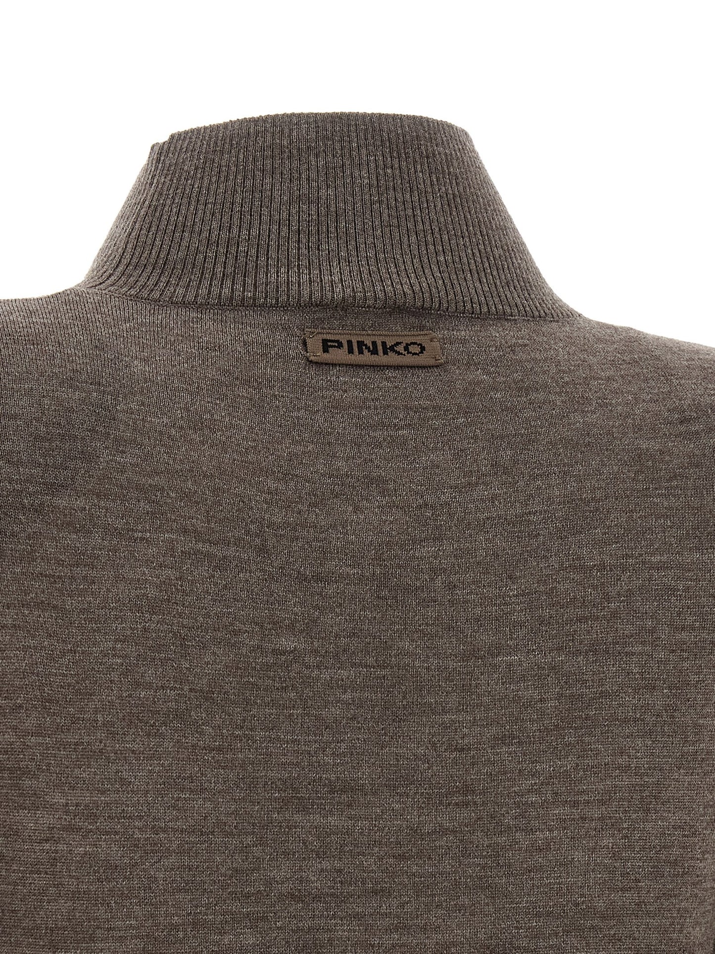 PINKO Beige Wool Long Dress