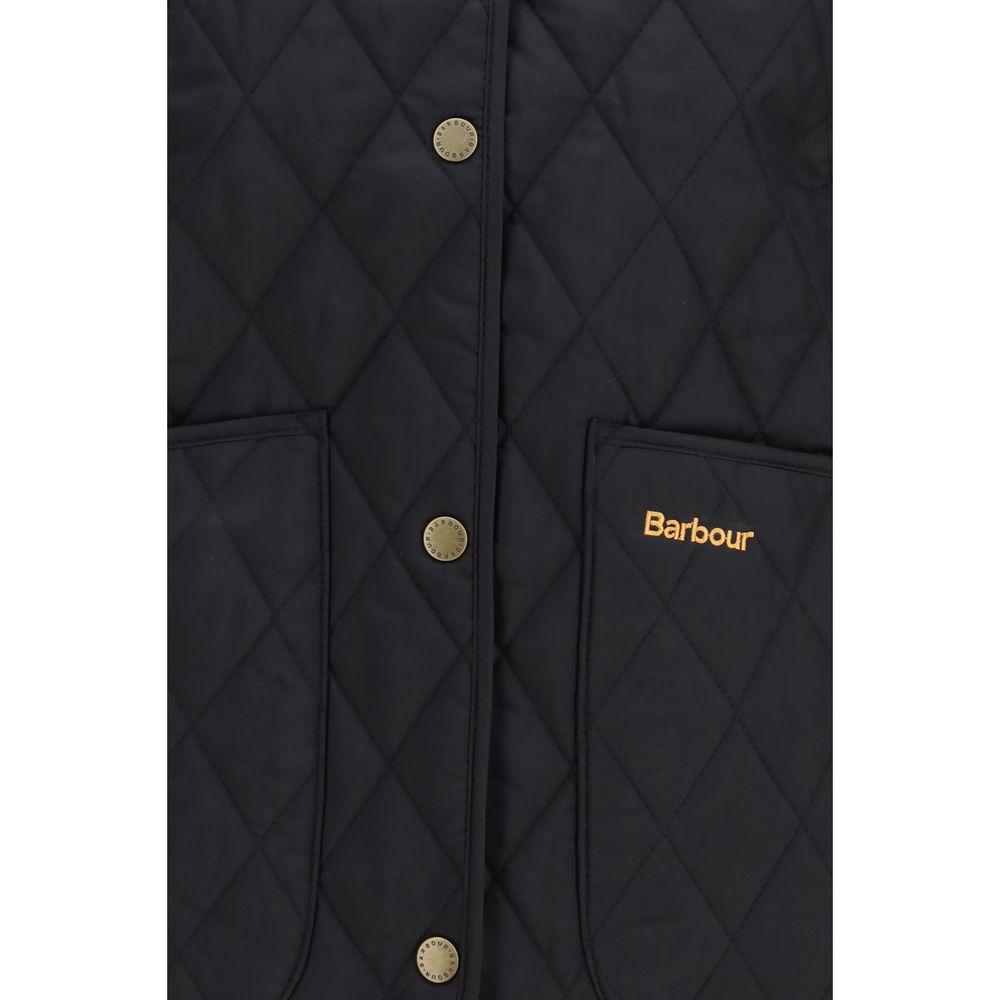 Barbour Women's Quilted Polyester Polyamide Corduroy Windbreaker Jacket - Blue Signature