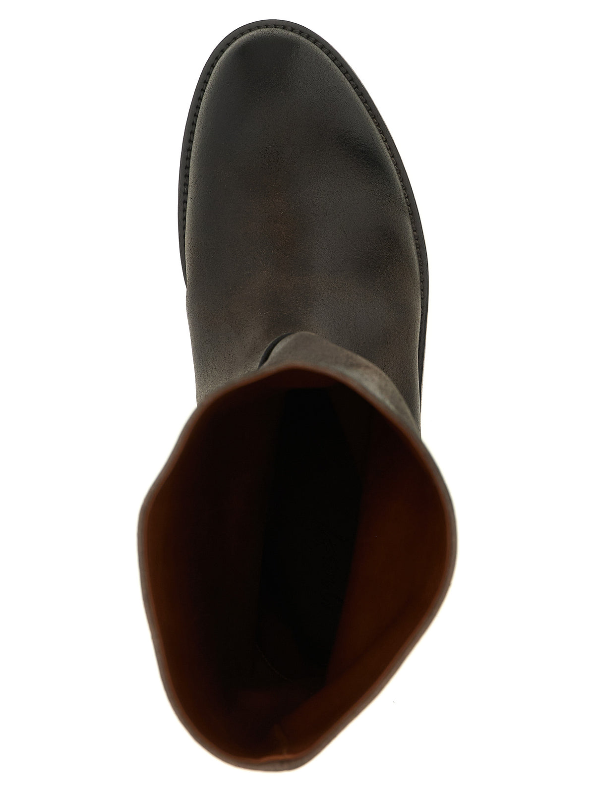 Marsell Women's Calfskin Leather Ankle Over-The-Knee Boots - Brown