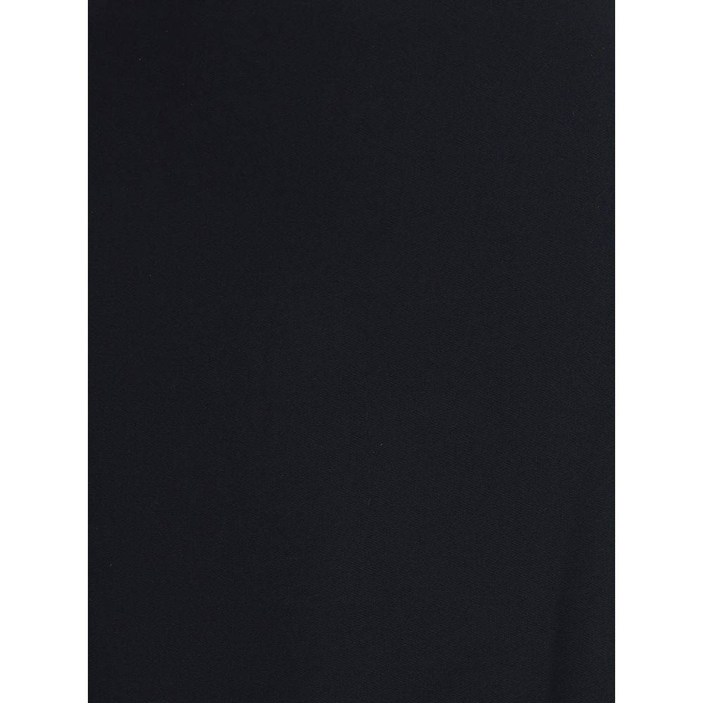 Givenchy Women's Long-Sleeve Viscose Crepe Midi Dress - Black