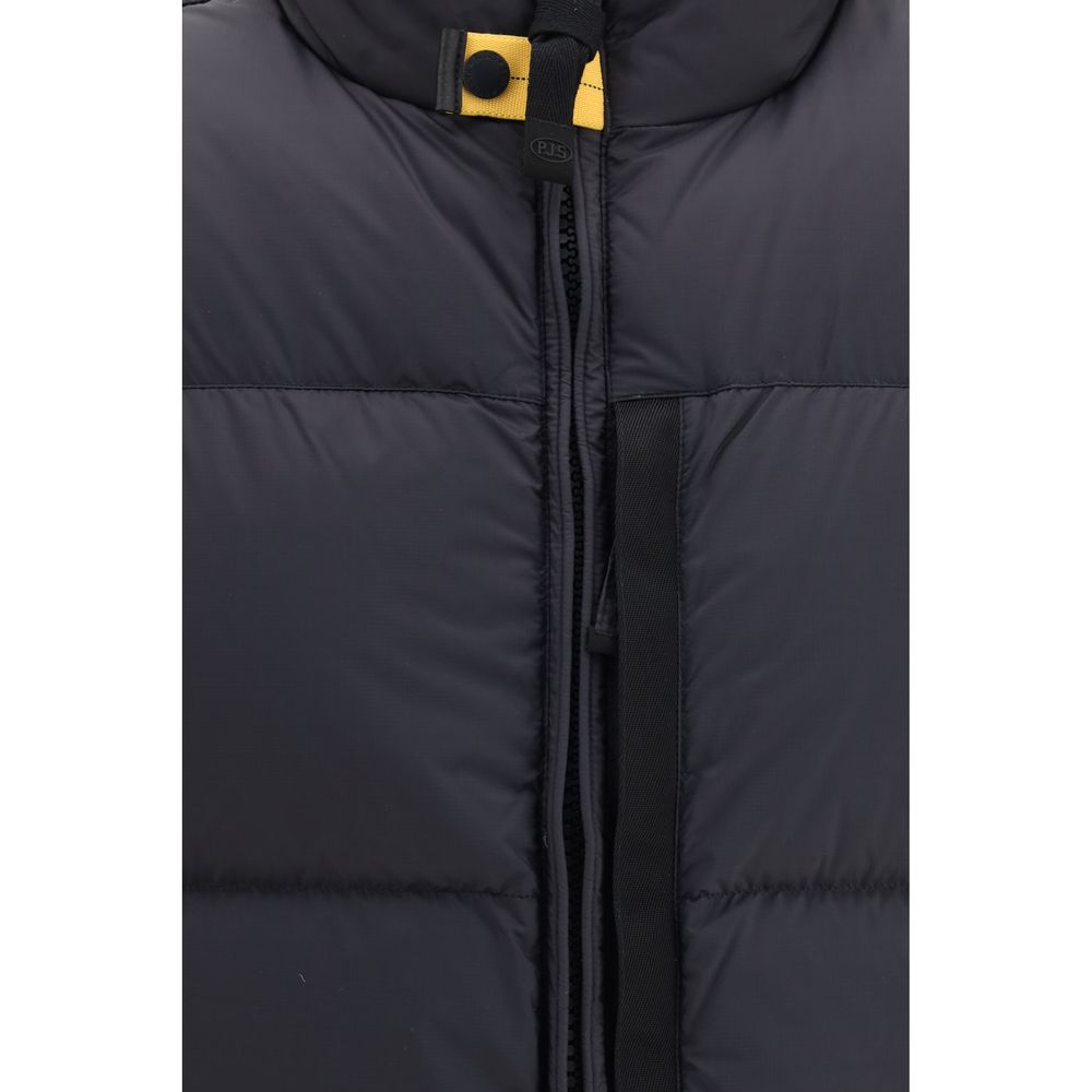Parajumpers Men's Goose Down Padded Polyamide & Goose-Down Vest - Black