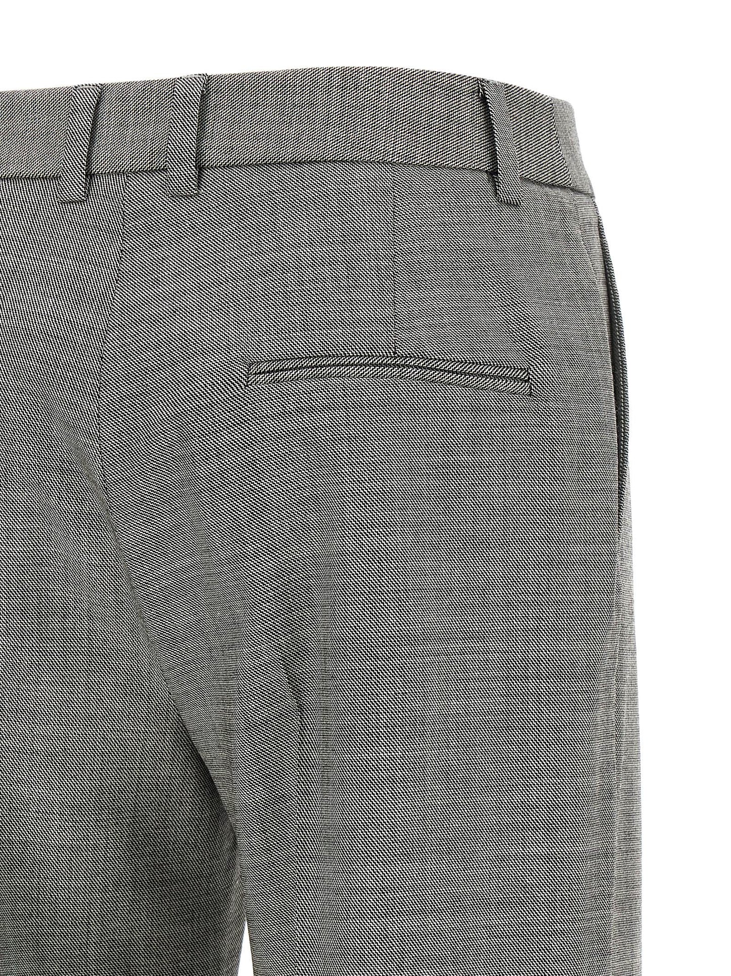 Alberto Biani Gray Wool Flared Pants