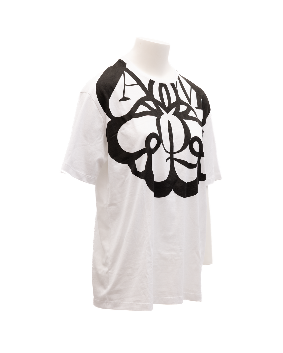 Alexander McQueen Women's Cotton T-Shirt - Black White