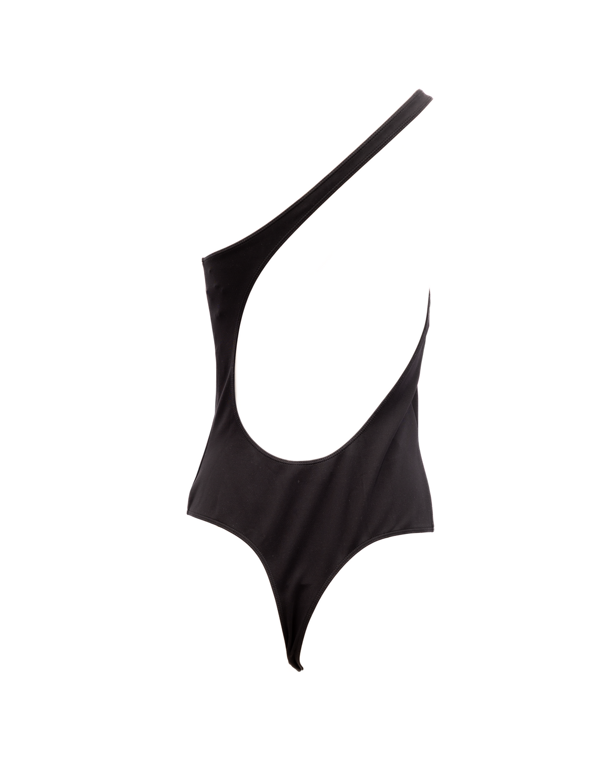 Bodysuit by Alexander McQueen for women in stretch polyamide black features a exclusive silhouette, artfully finished with a exclusive and for a exclusive look.