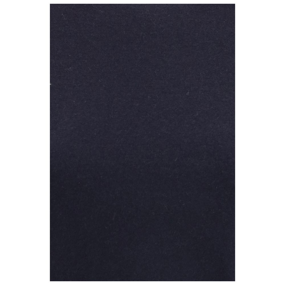 Extreme Cashmere Women's Regular Fit Long-Sleeve Crew Neck Cashmere & Cotton T-Shirt - Blue