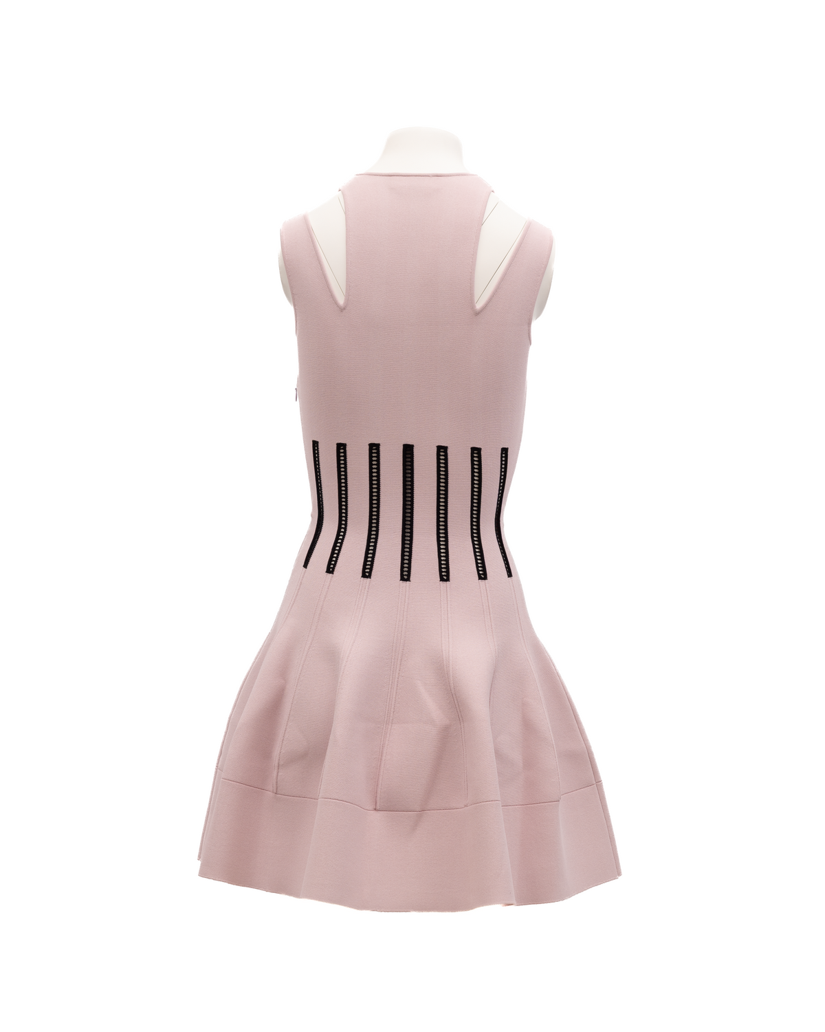 Dress by Alexander McQueen for women in viscose polyester & polyamide black & pink features an cute silhouette, detailed with a and that elegantly flows into a cute .