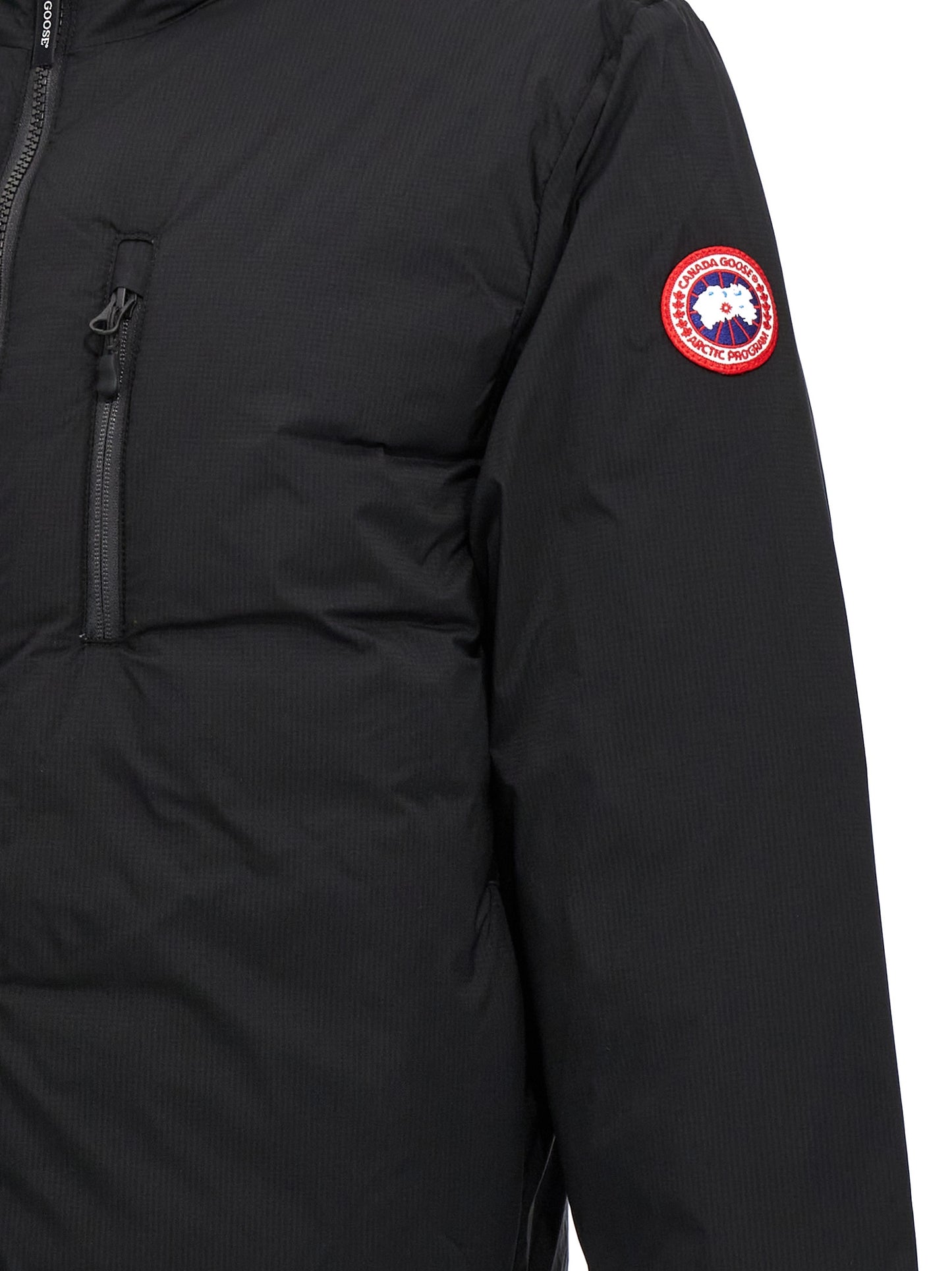 Canada Goose Men's Goose Down Windproof Polyester Nylon & Goose-Down Windbreaker Jacket - Black