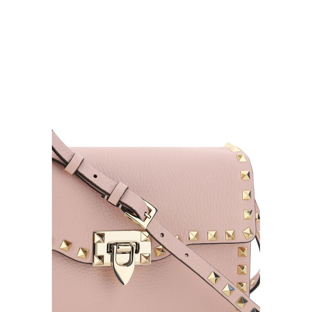 Valentino Garavani Rockstud Bos Taurus Calf Leather Small Shoulder Bag - Pink