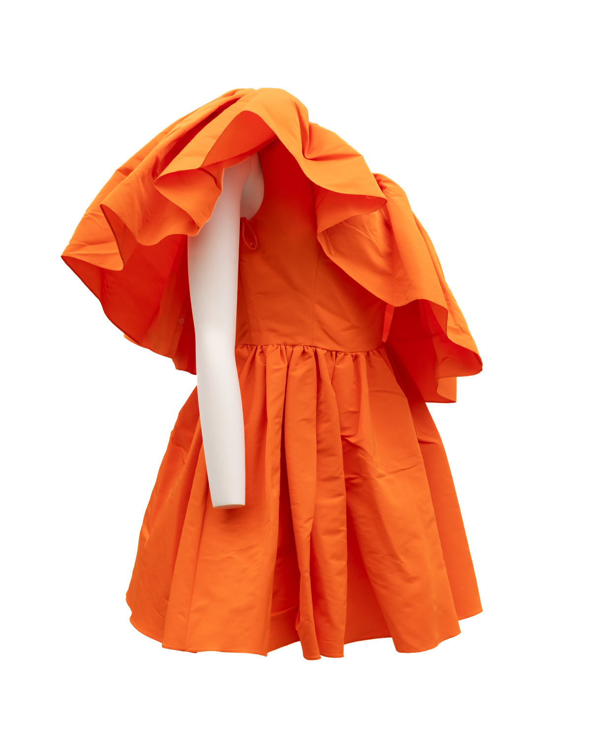 Alexander McQueen Women's Cocktail Polyester Dress - Orange