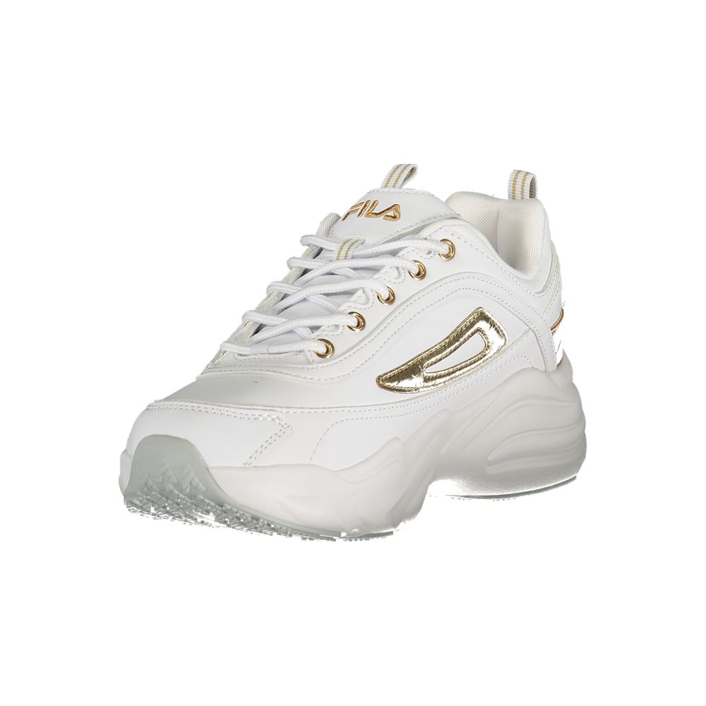 Fila The Blend Women's Athletic Polyester & Polyurethane Sneakers - White