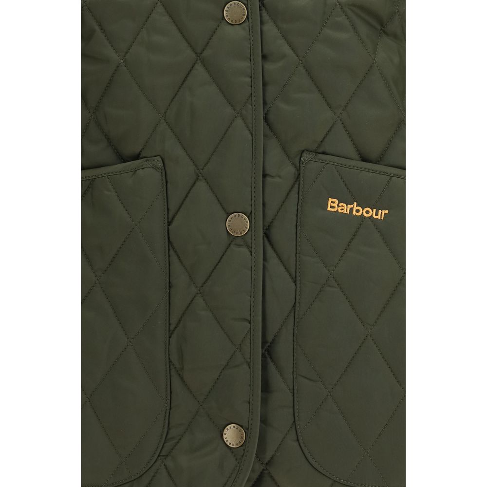 Barbour Women's Quilted Polyester Polyamide Corduroy Windbreaker Jacket - Bicolour Signature