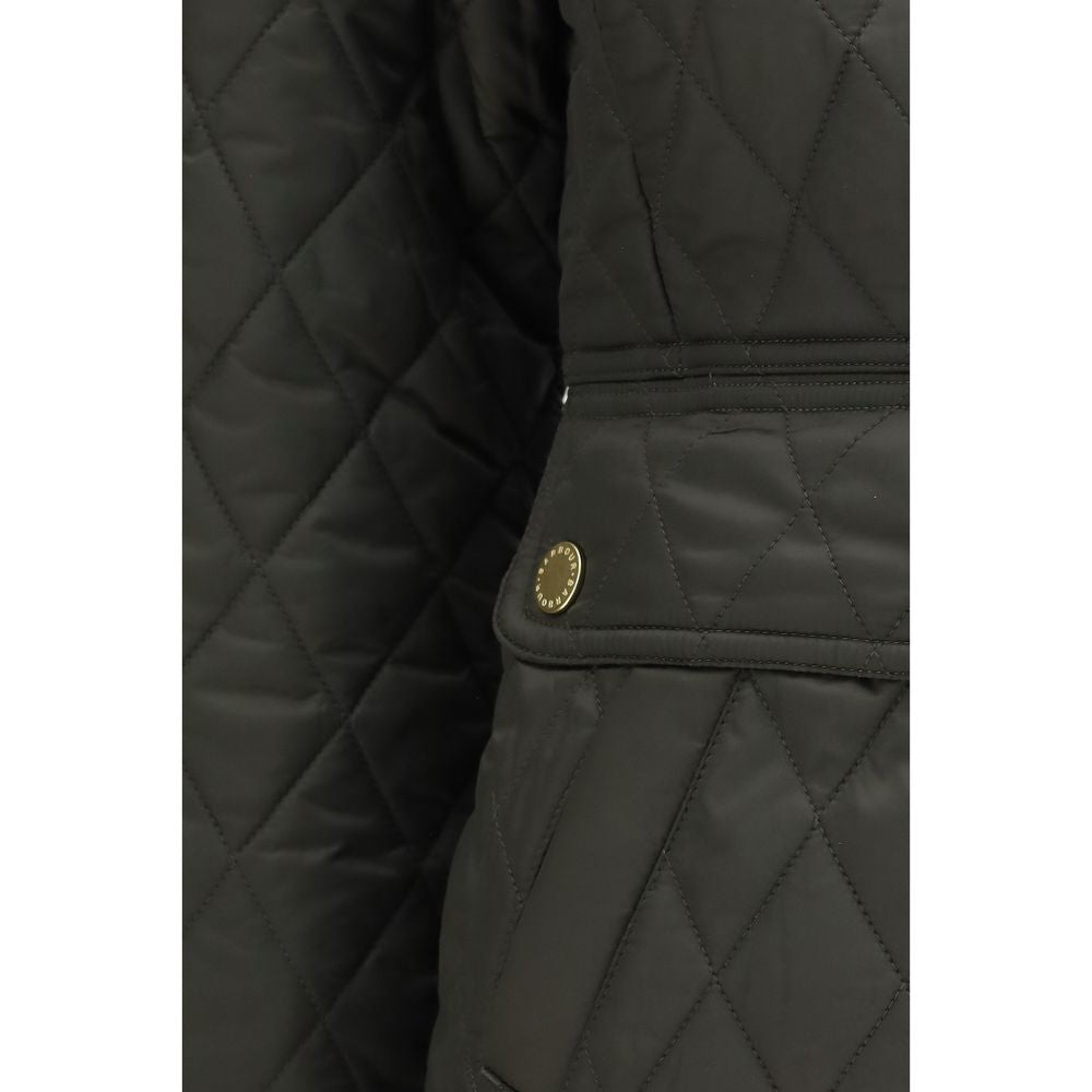 Barbour Women's Quilted Polyester Polyamide Corduroy Puffer Jacket - Bicolour Patterned