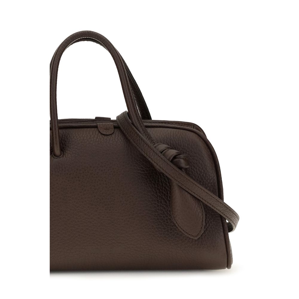 Jacquemus Le Petit Turismo Bos Taurus Calf Grained Leather Compact Handbag - Brown