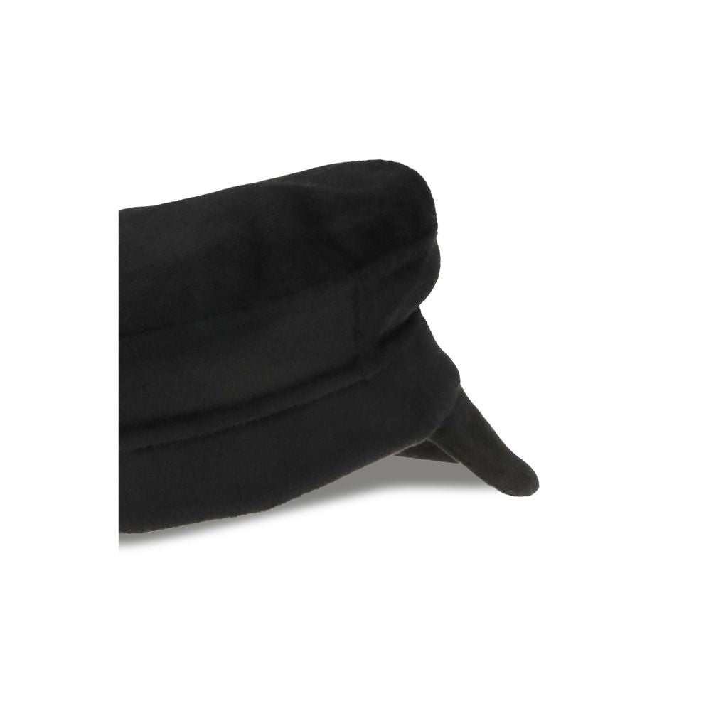 P.A.R.O.S.H. Merino Wool Baseball Cap - Black
