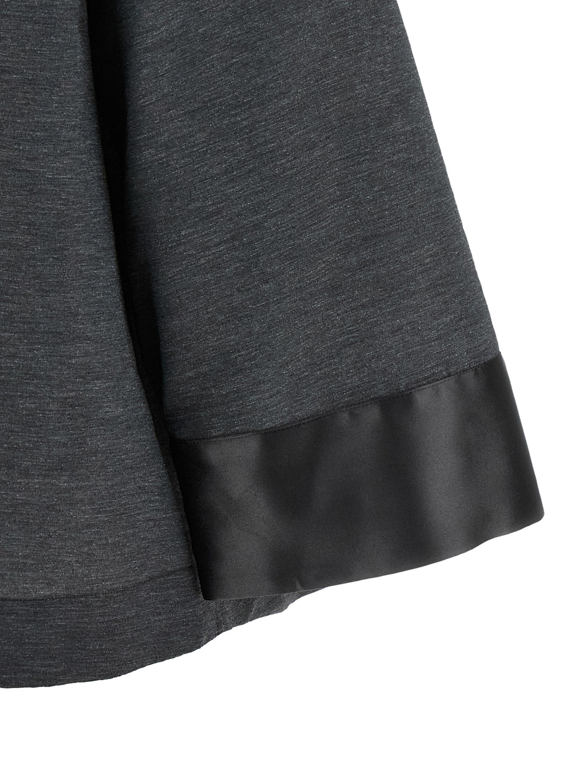 Peserico Women's Relaxed Fit Wide Three-Quarter-Sleeve Lyocell Polyamide Satin Blouse - Black Dark Gray Gray