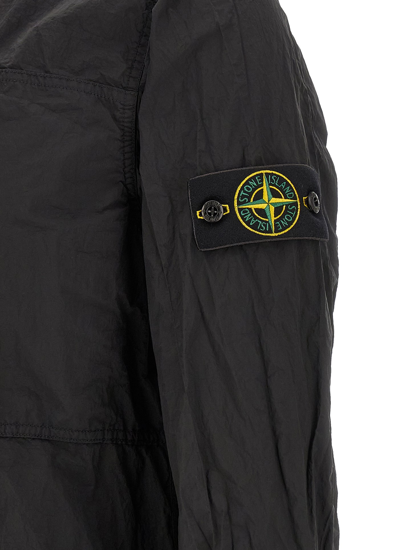 Stone Island Men's Polyamide Overshirt - Black