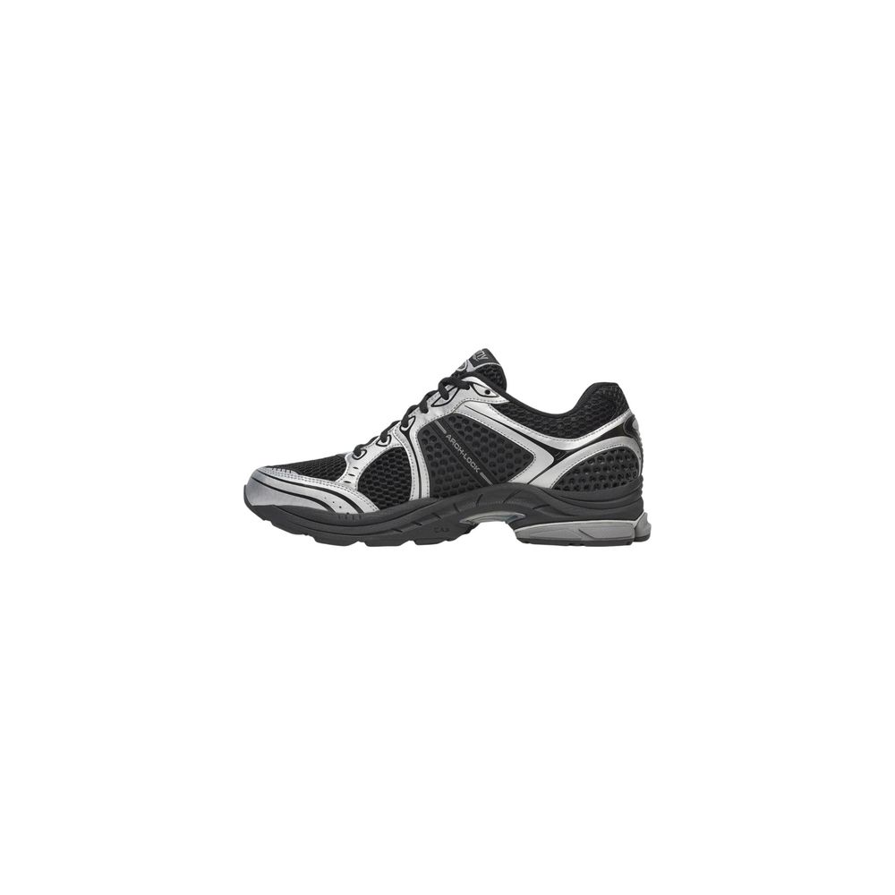 Saucony Men's Athletic Synthetic Textile & Mesh Sneakers - Black