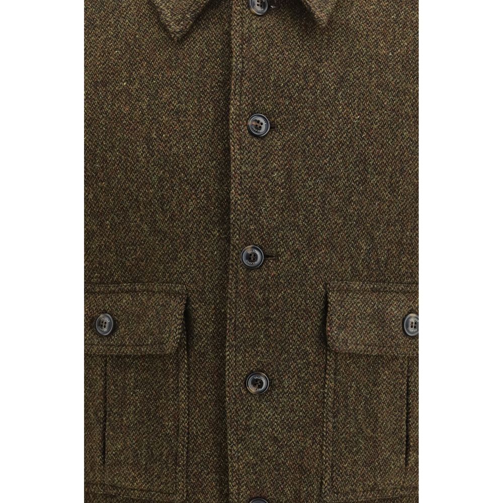Valstar Men's Padded Fleeced Polyester & Virgin Wool Bomber Jacket - Bicolour