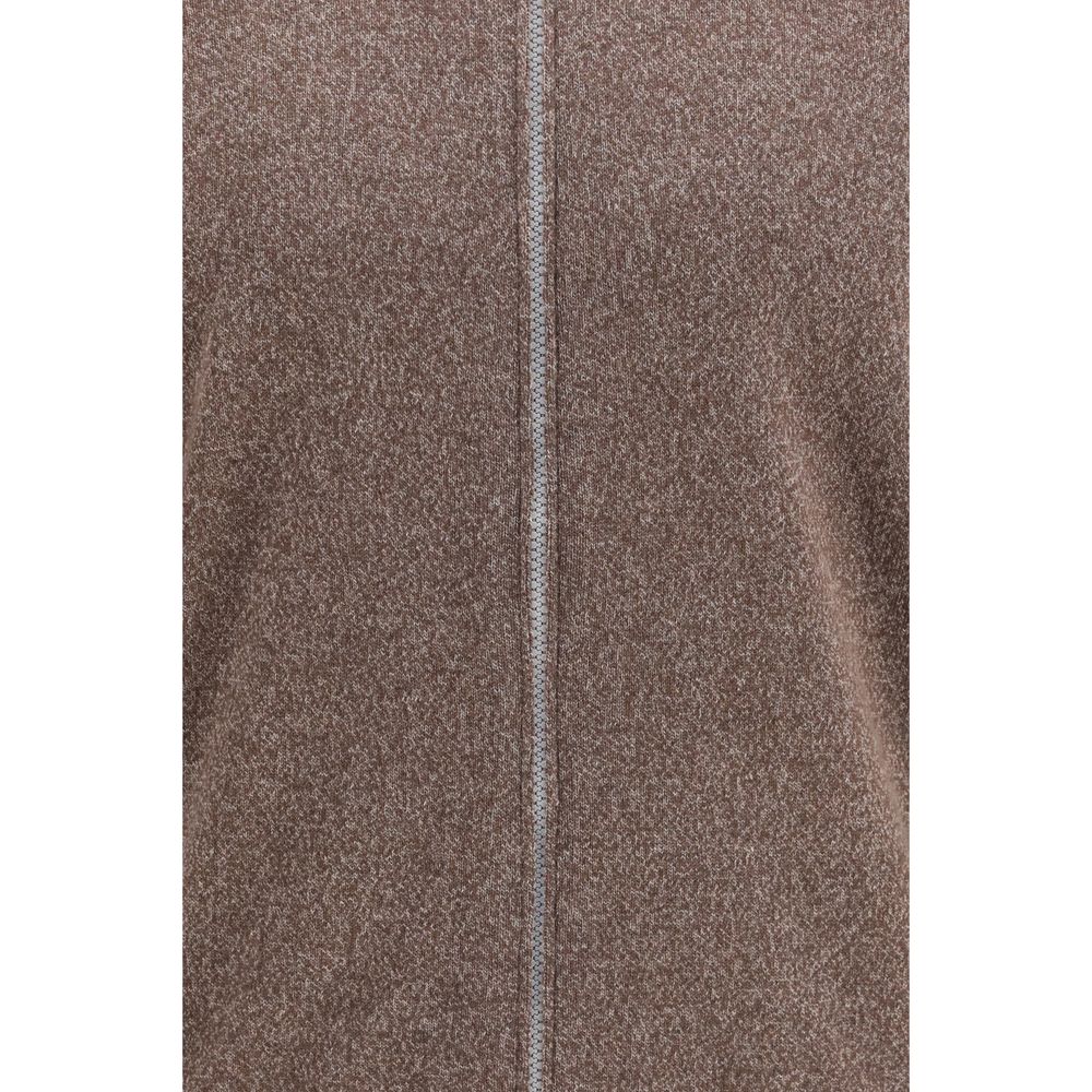 Brunello Cucinelli Men's Regular Fit Cashmere Cardigan - Brown