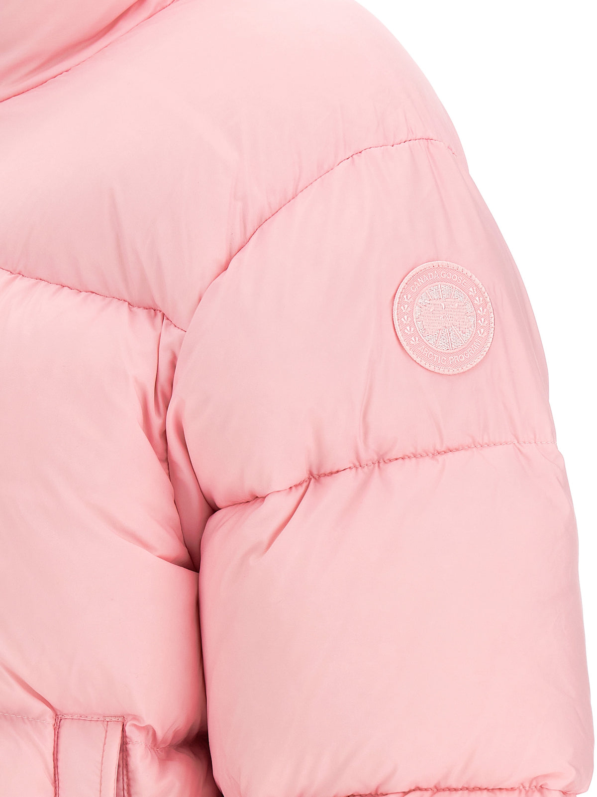 Puffer Jacket by Canada Goose for women in polyamide multicolor & pink presents a effortlessly chic silhouette, showcasing a sophisticated and premium thermal & insulated for a truly effortlessly chic finish.
