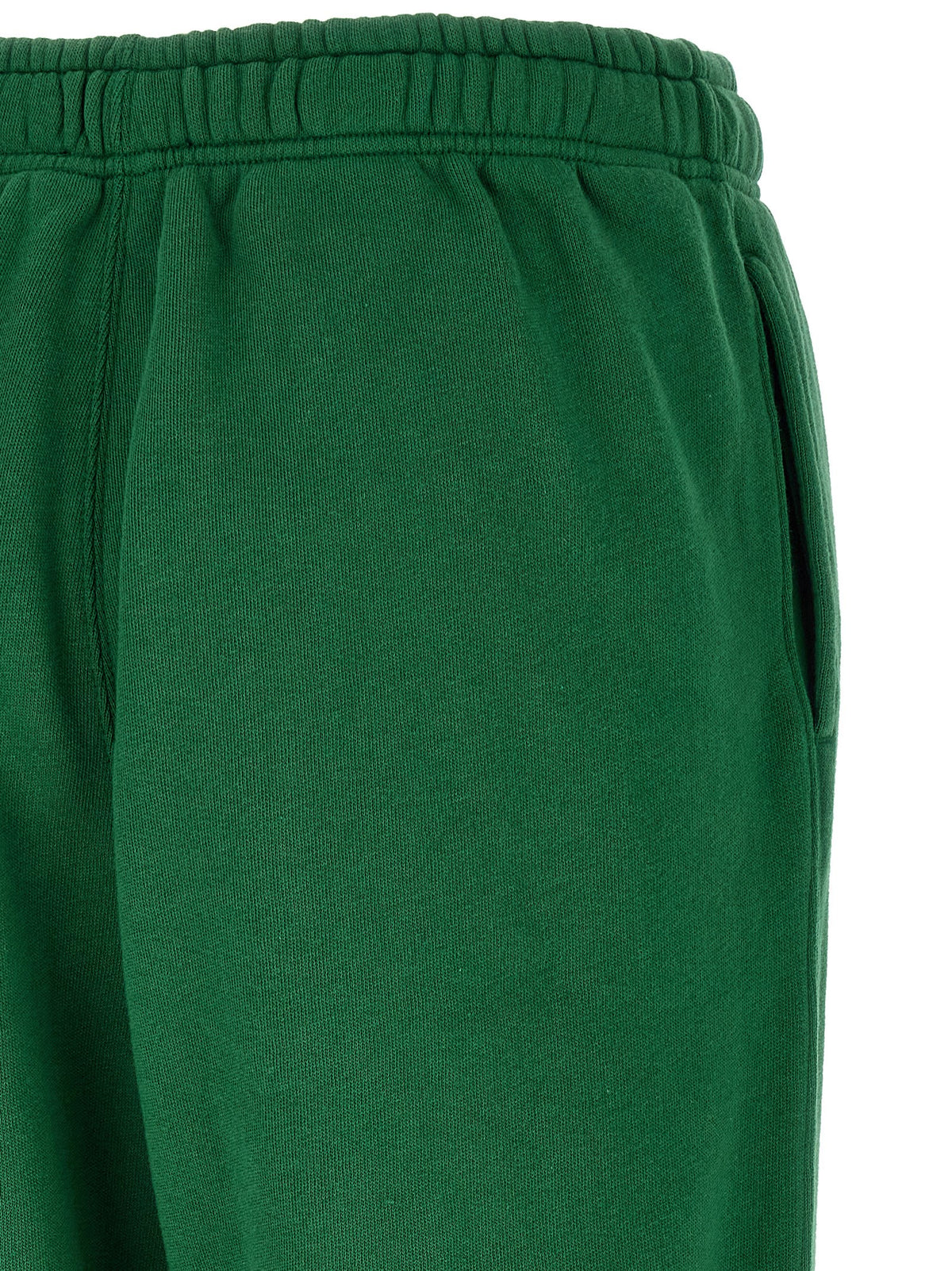 Polo Ralph Lauren Pony Track Women's Relaxed Fit Cotton Polyester Jeans - Bicolour Green White Signature