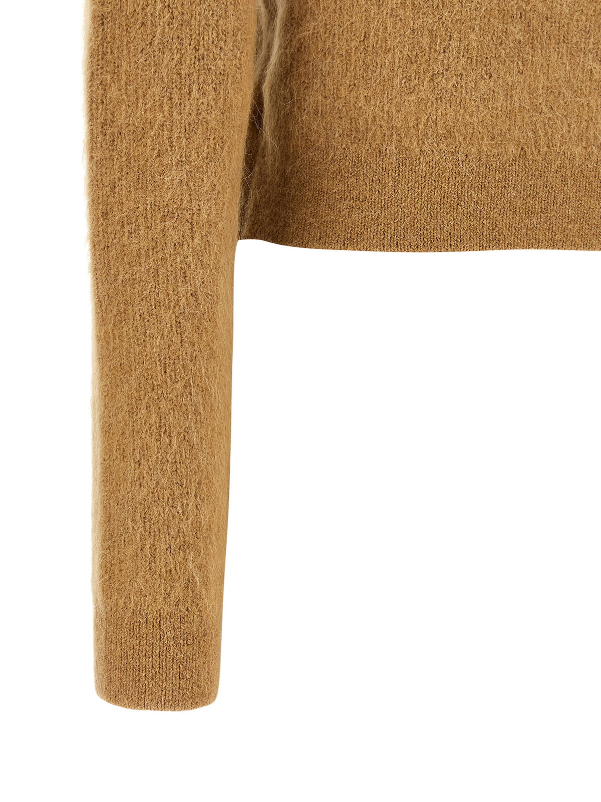 Self-Portrait Women's Polyamide Polyester & Alpaca Wool Cardigan - Brown