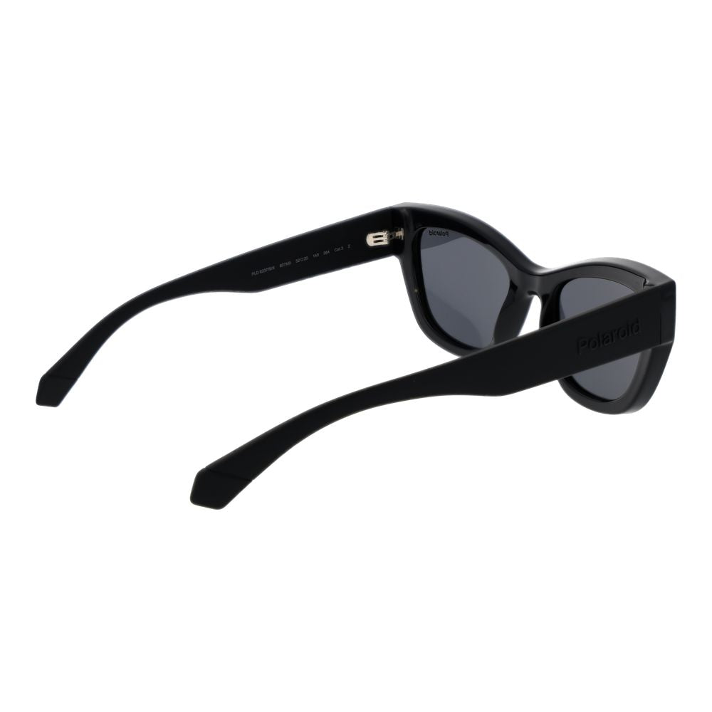Polaroid Cat Eye Polarized Dark Tint Polycarbonate Sunglasses - Black