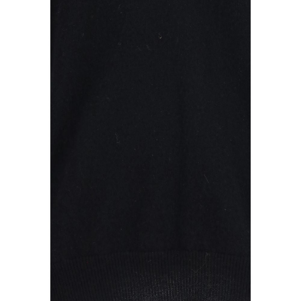 Extreme Cashmere Women's Regular Fit V Neck Cashmere Sweater - Black