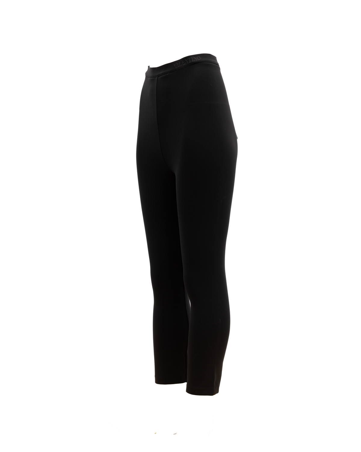 Valentino Garavani Women's Leggings Cropped Activewear - Black