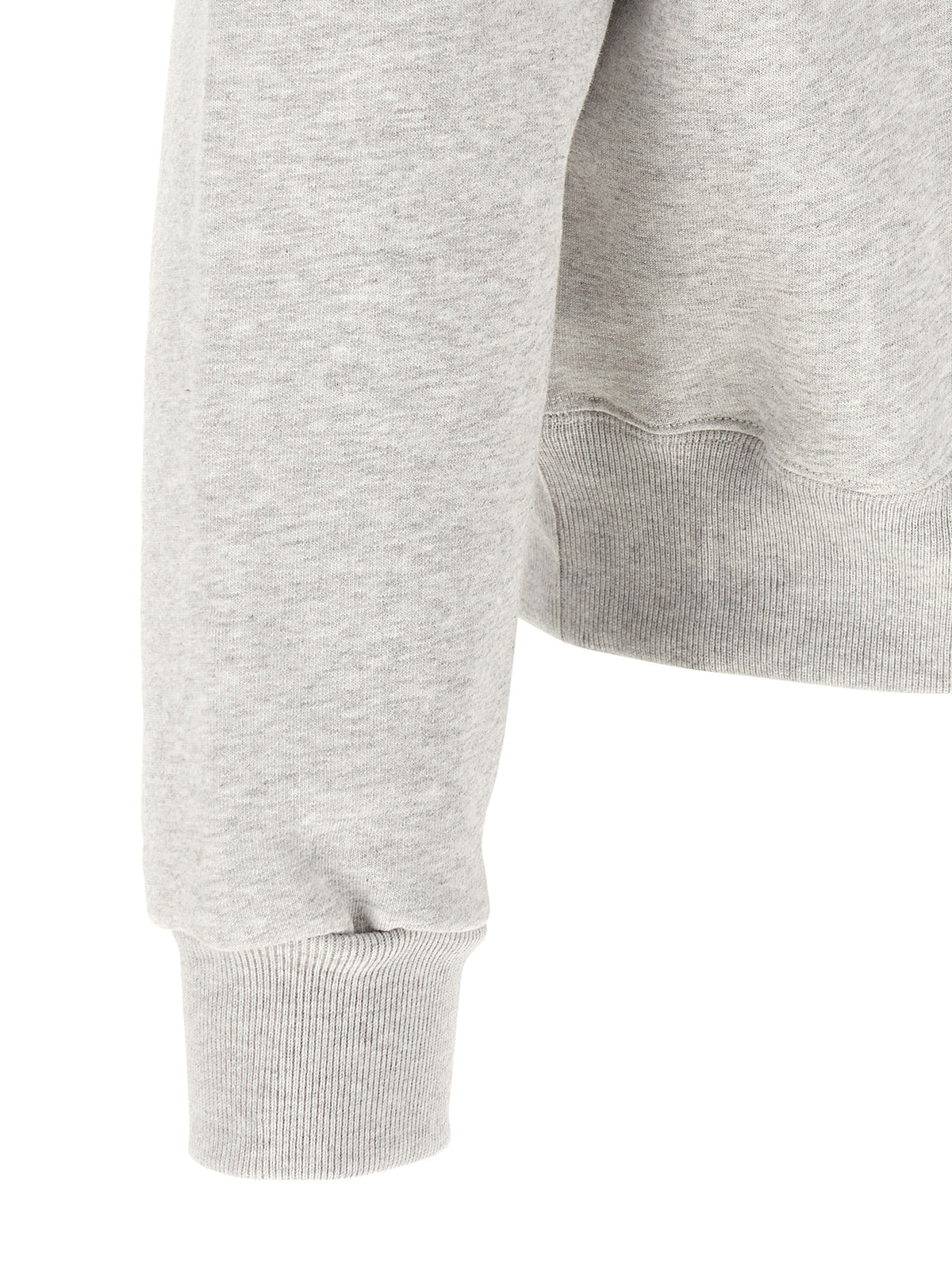 Jacquemus Men's Relaxed Fit Cotton Sweatshirt - Beige Gray Silver