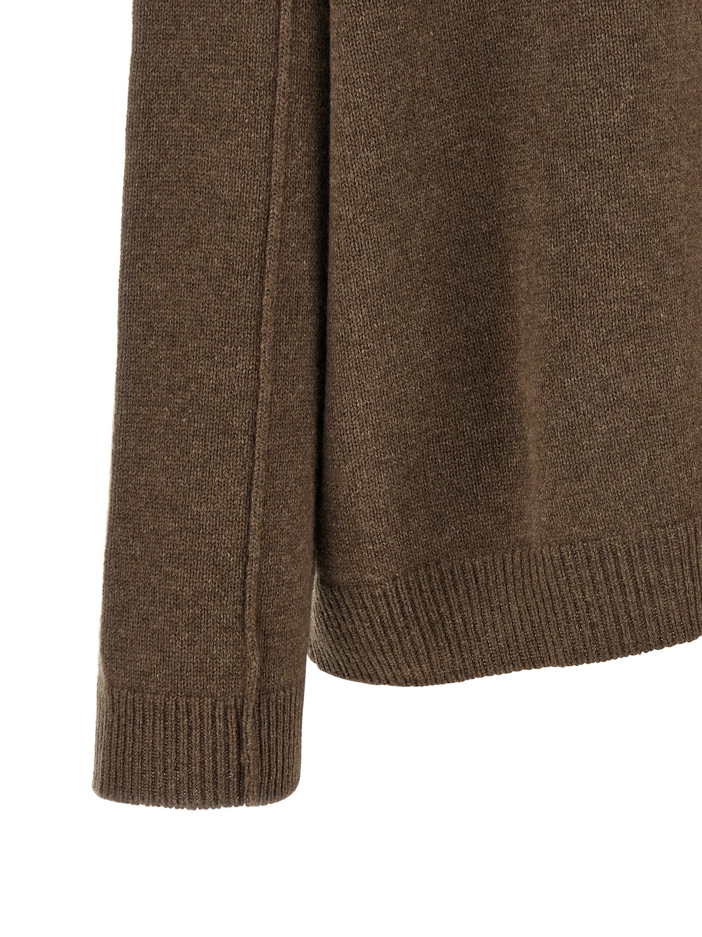 BE YOU Women's Relaxed Fit V Neck Cashmere Cardigan - Brown