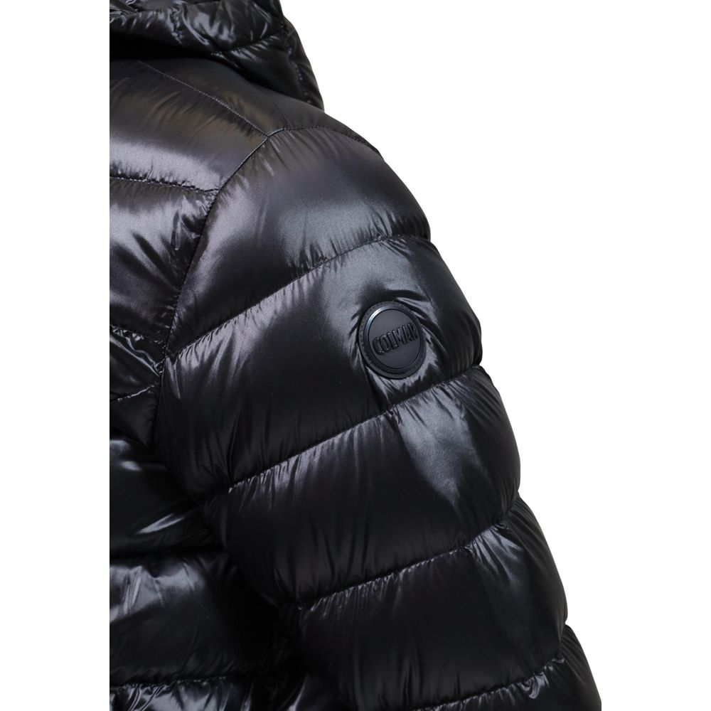 Colmar Originals Men's Quilted Polyamide Hooded Overcoat - Black Signature