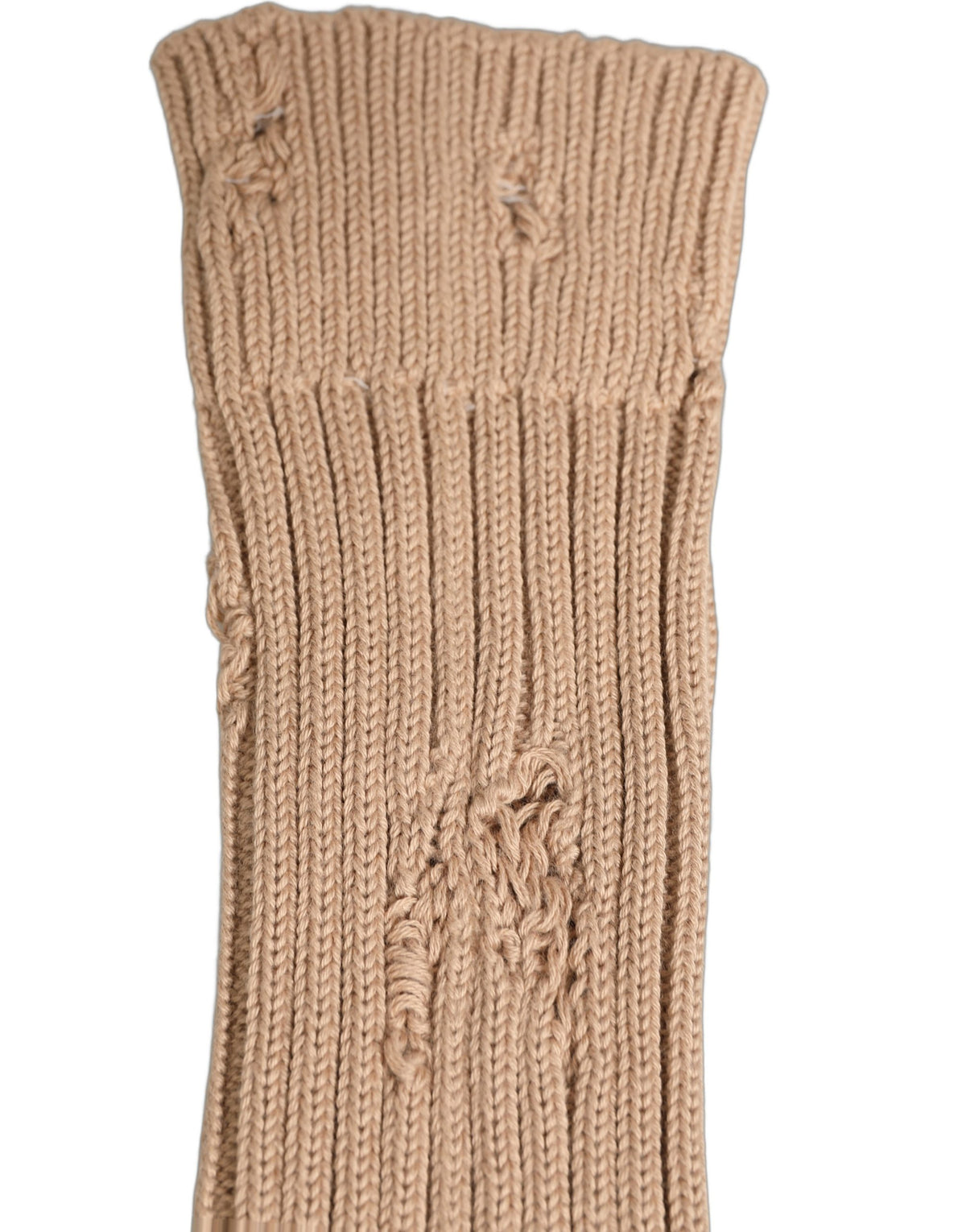 Socks by Dolce & Gabbana for men in nylon cotton & calf leather beige features a snug silhouette, artfully capturing the essence of the snug Men's Nylon Cotton & Calf Leather Socks design for a sophisticated look.