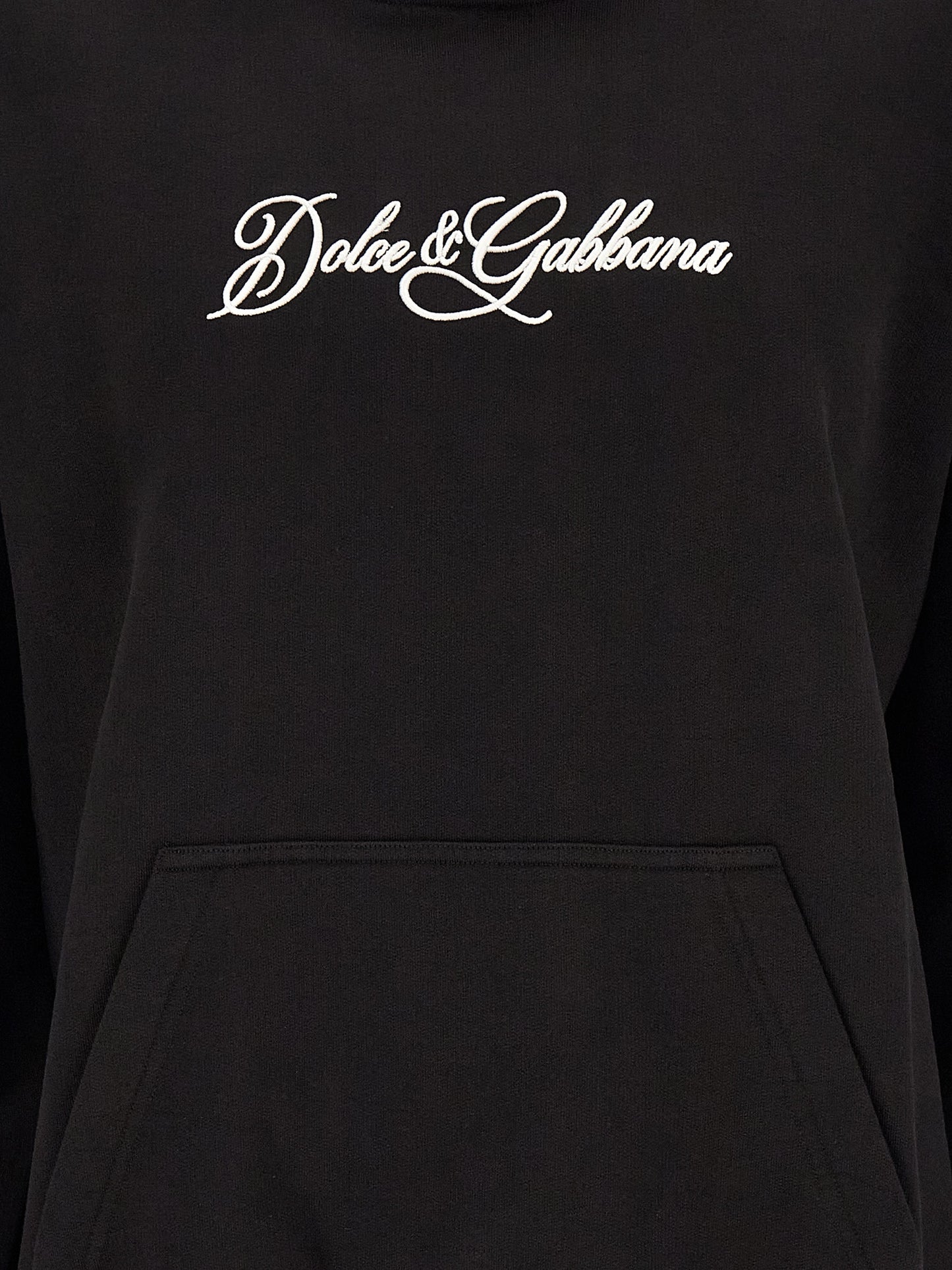 Dolce & Gabbana Black Cotton Sweatshirt