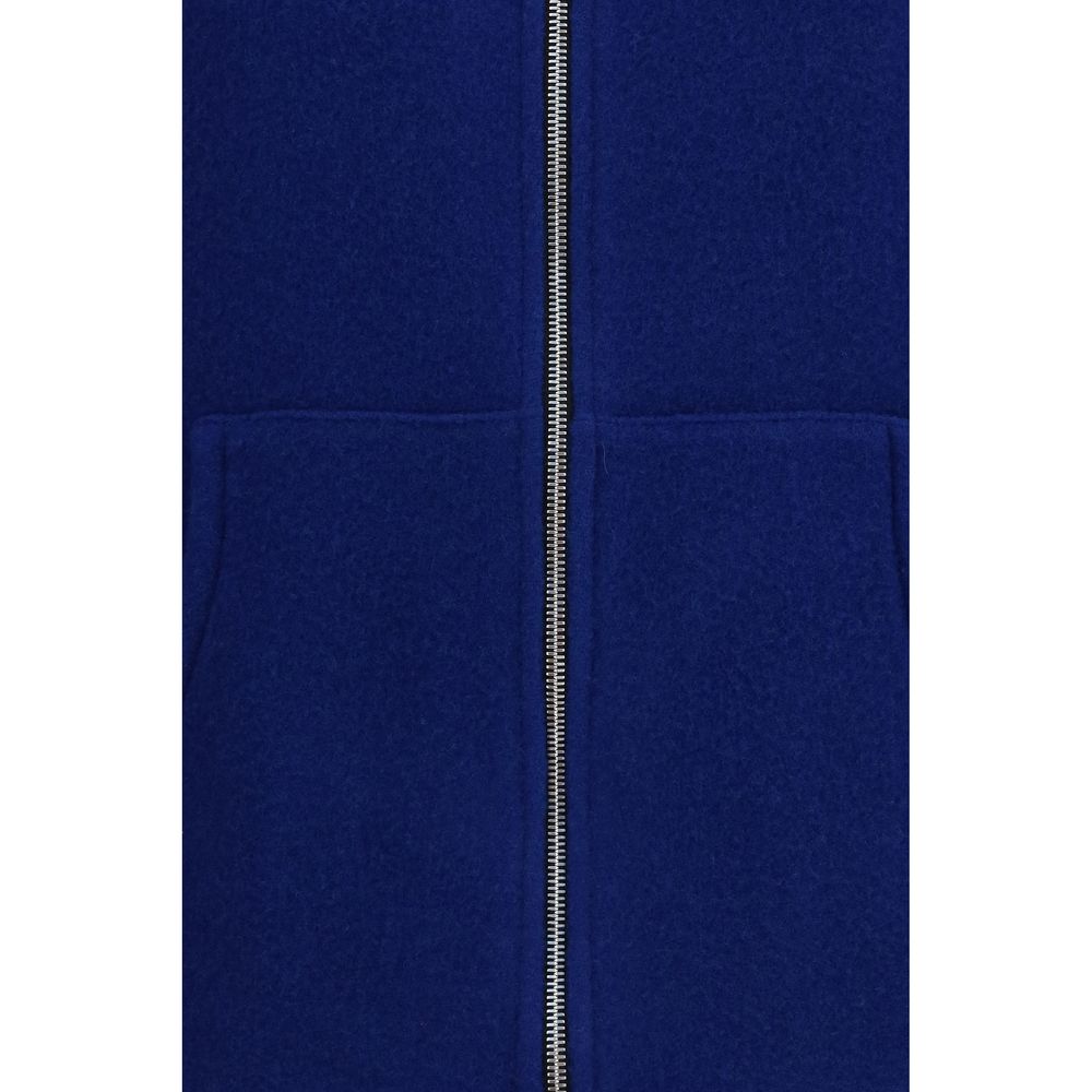 RIER Women's Fleeced Virgin Wool Vest - Blue