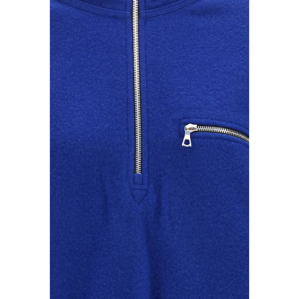 RIER Blue Wool Oves Aries Sweatshirt