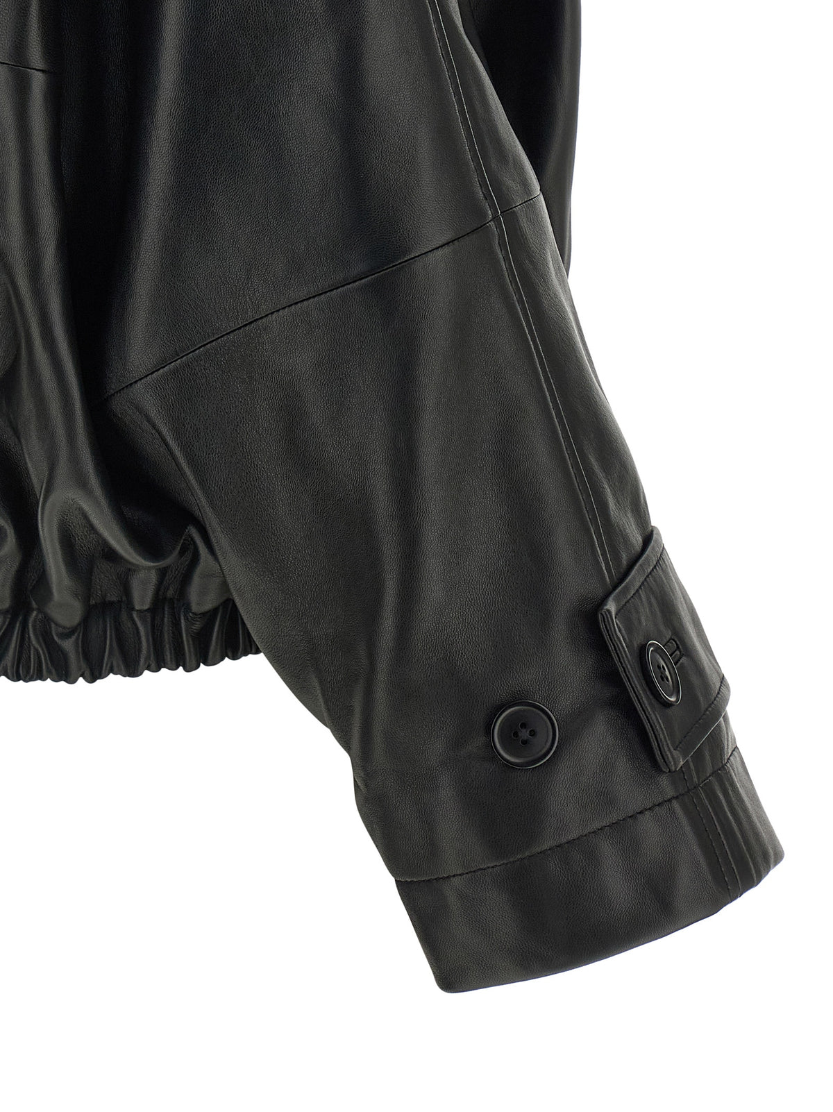 Jacket by Rohe for women in lamb leather black features a smart silhouette, perfectly accentuated by its unique and functional for a smart finish.