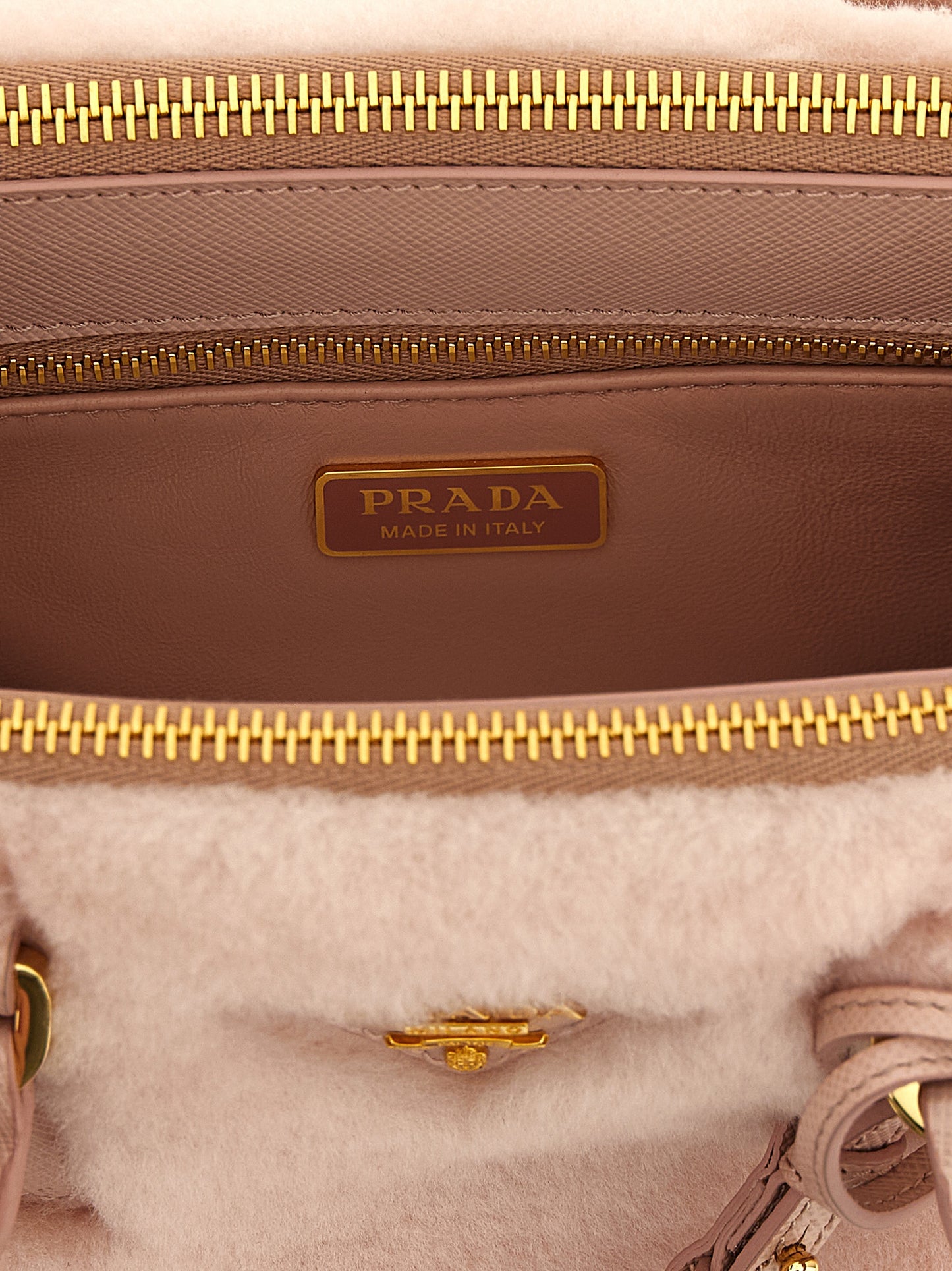 Prada Multicolor Lamb Leather Handbag