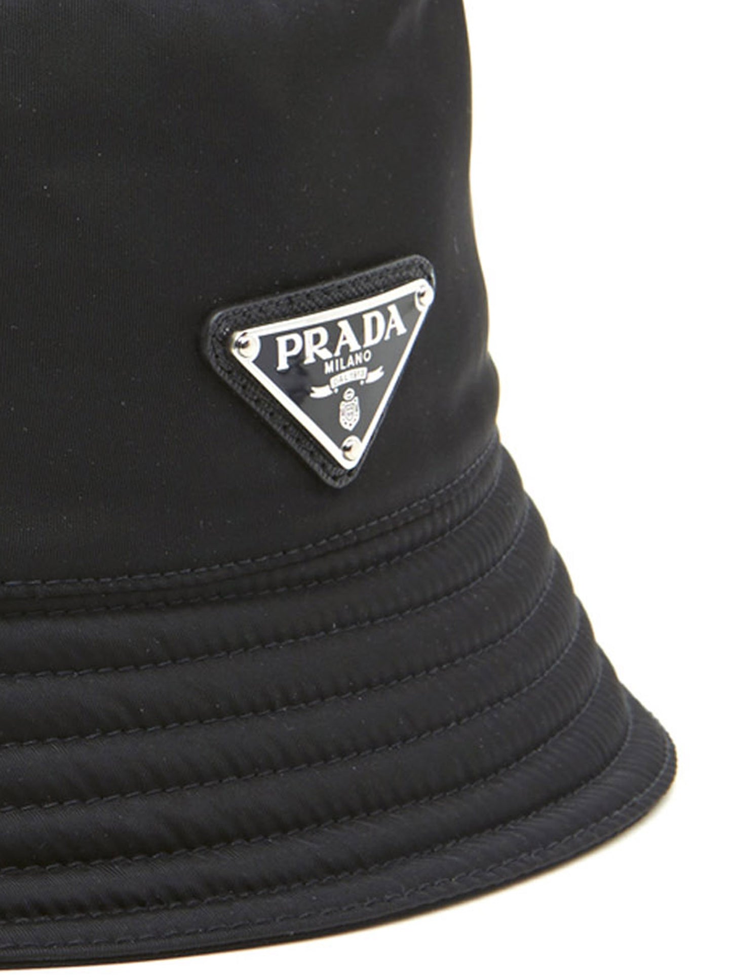Prada Black Nylon Bucket Hat