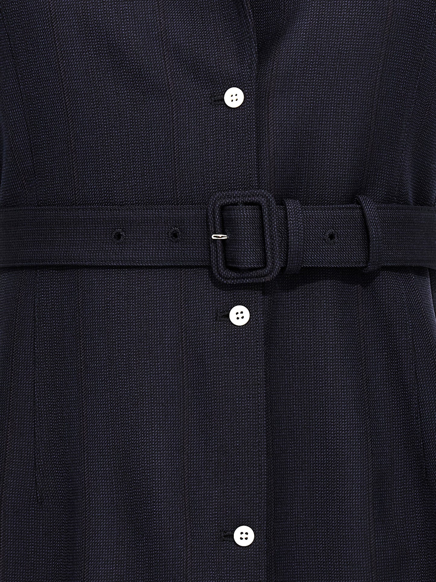 Prada Blue Virgin Wool Sleeveless Jacket