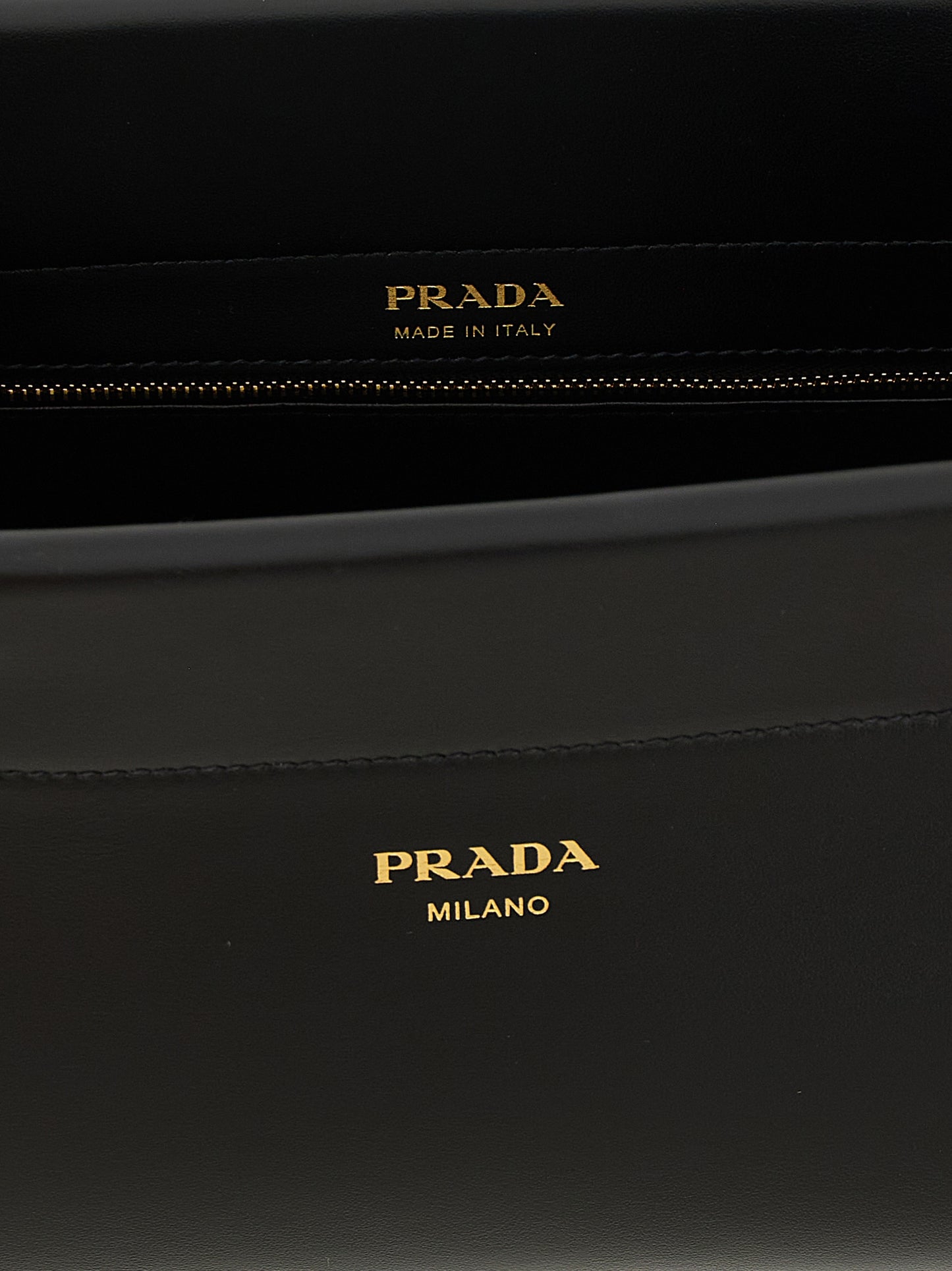 Prada Black Calfskin Shoulder Bag