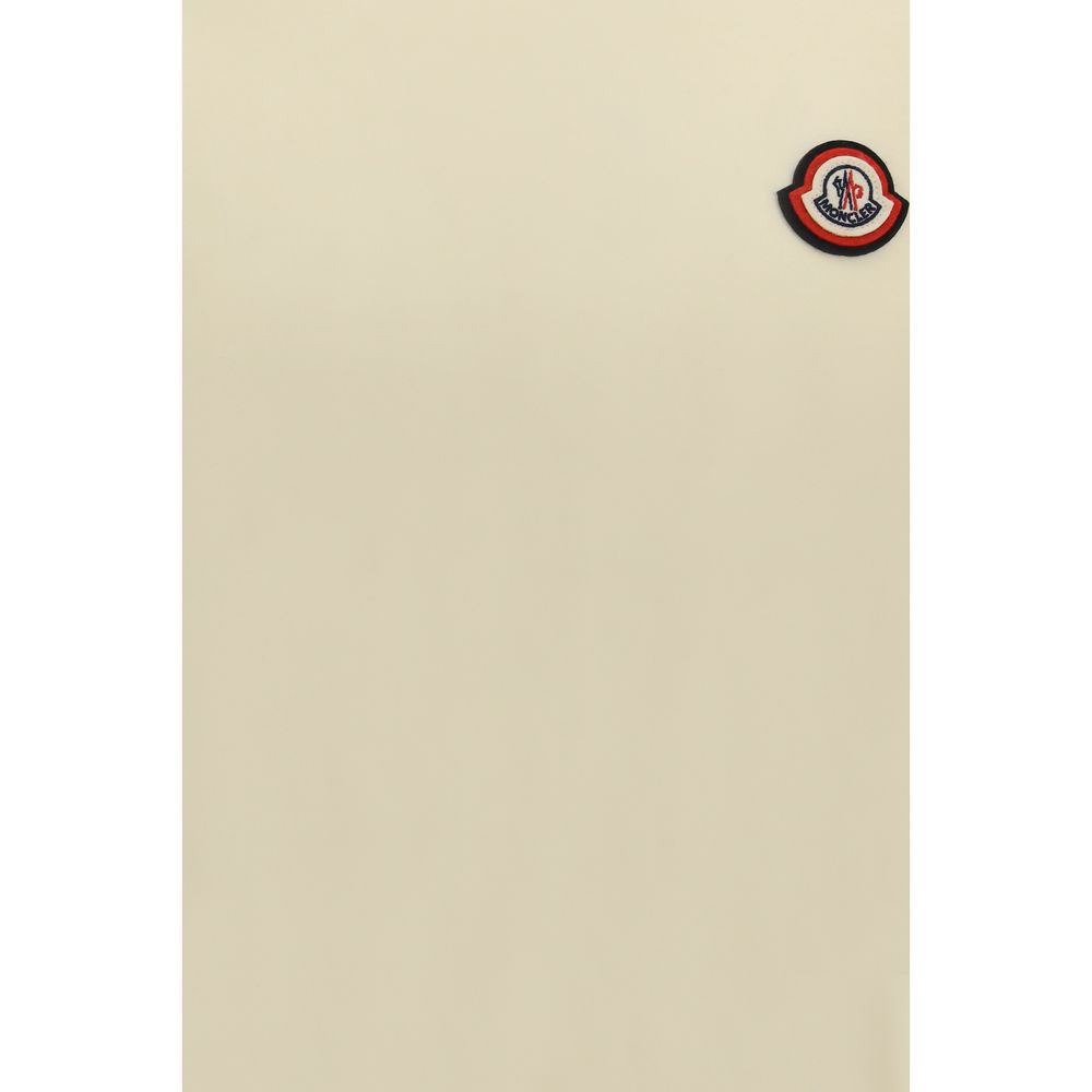 Moncler Men's Regular Fit Short-Sleeve Crew Neck Cotton T-Shirt - Beige
