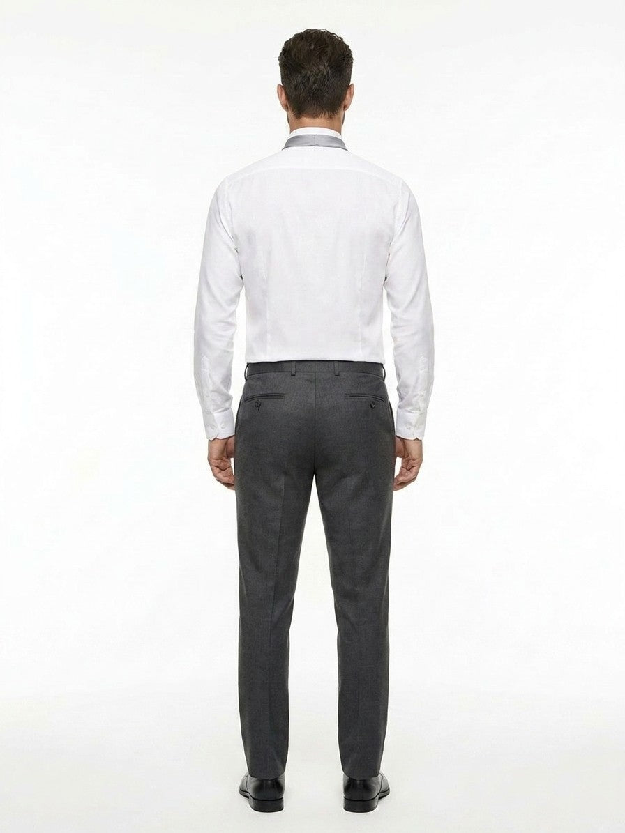 Necktie by Givenchy for men in silk gray features a distinguished silhouette, perfectly showcasing the distinguished details of Silk Necktie.